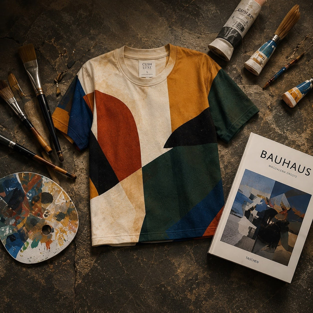 Cush Luxe Mosaic Oversized Luxury T-Shirt | Premium Designer Streetwear