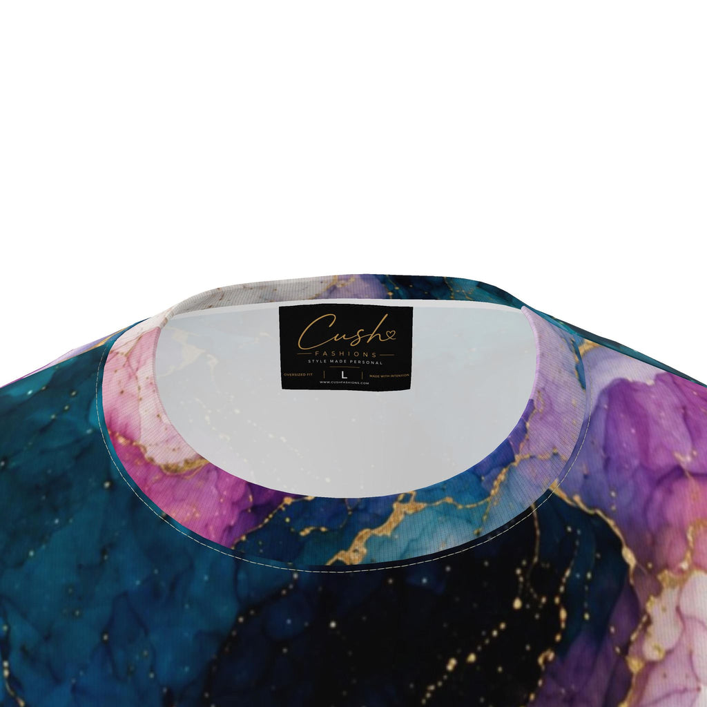 CUSH LUXE™ Fluid Ink No. 01 Oversized Luxury Men’s T-Shirt