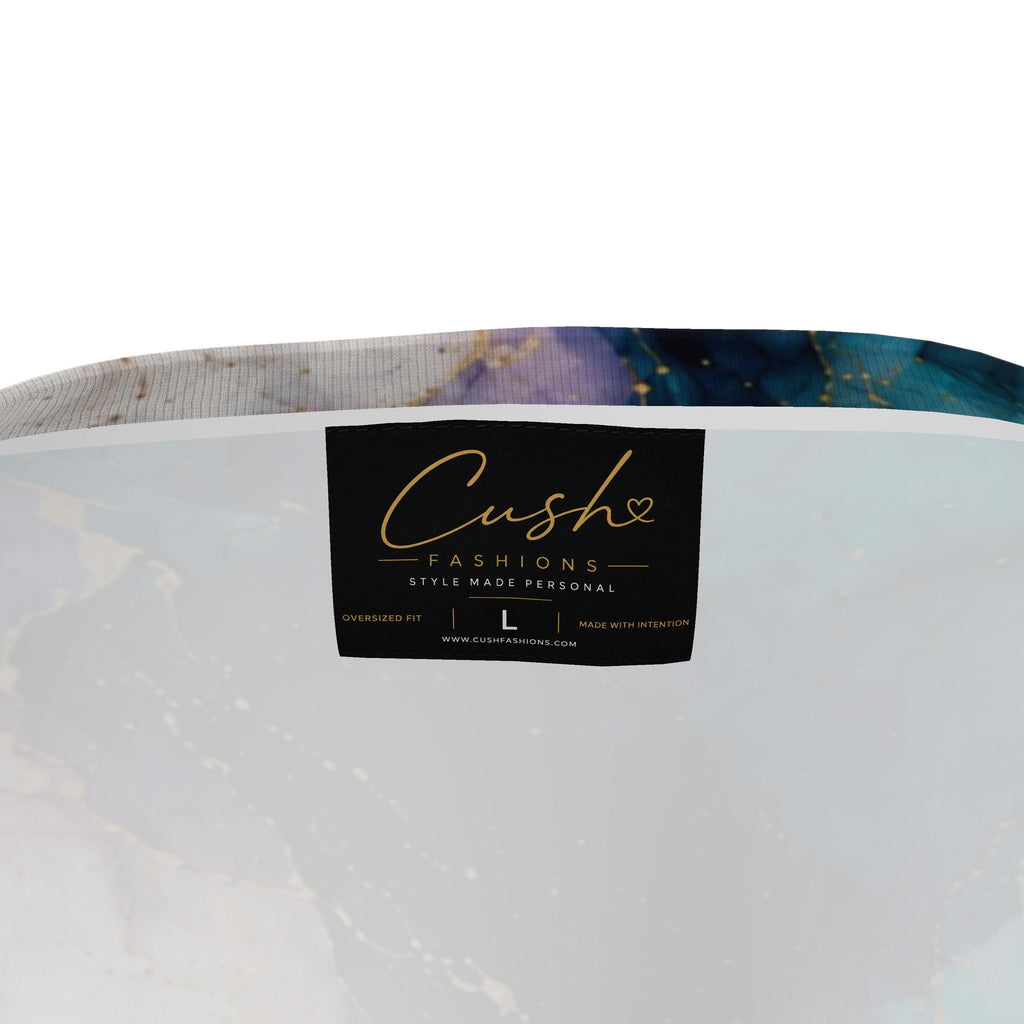 CUSH LUXE™ Fluid Ink No. 01 Oversized Luxury Men’s T-Shirt