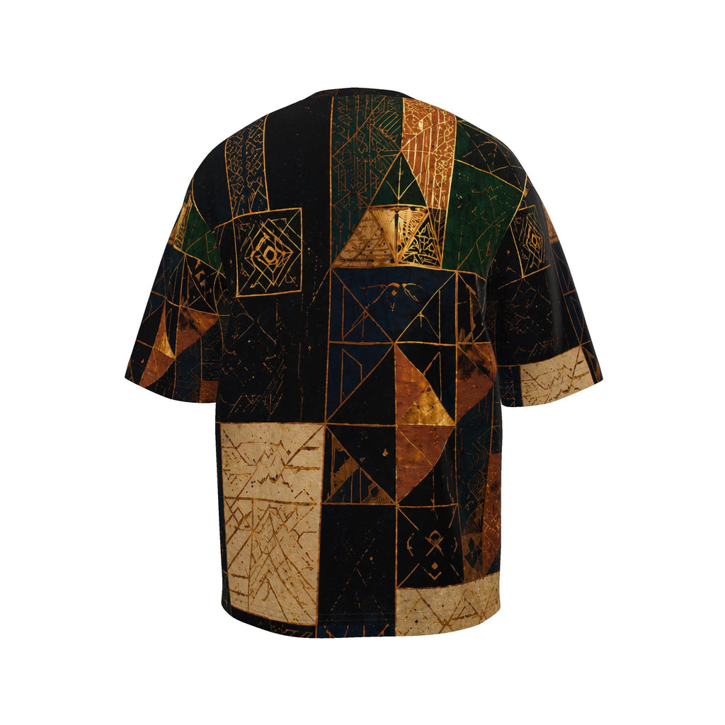 CUSH LUXE™ African Future No. 01 Oversized Luxury Men’s T-Shirt