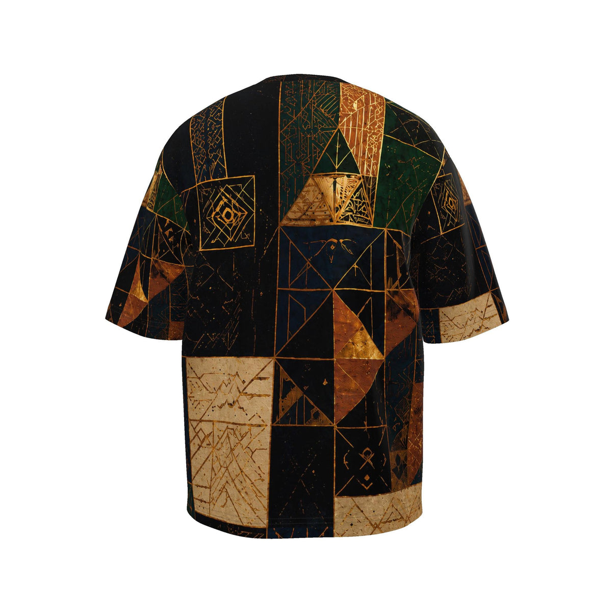 CUSH LUXE™ African Future No. 01 Oversized Luxury Men’s T-Shirt