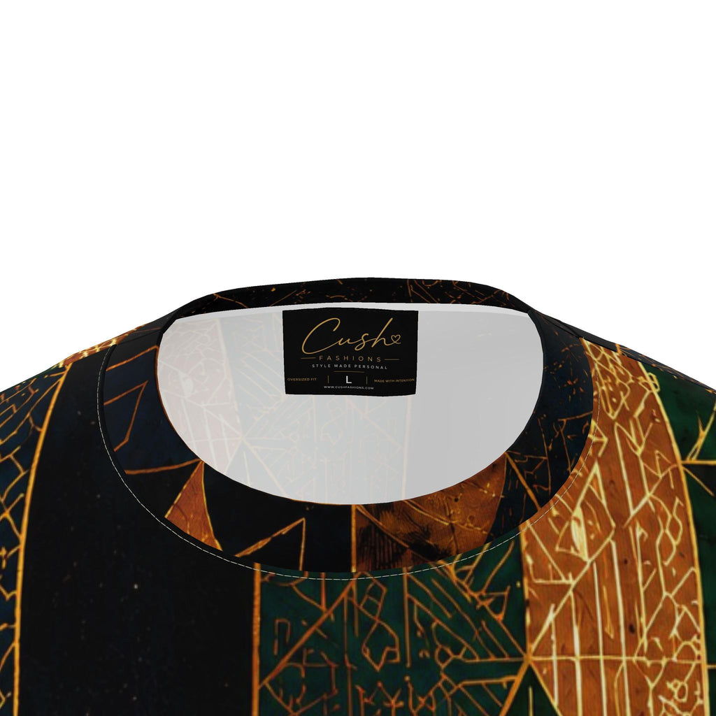 CUSH LUXE™ African Future No. 01 Oversized Luxury Men’s T-Shirt