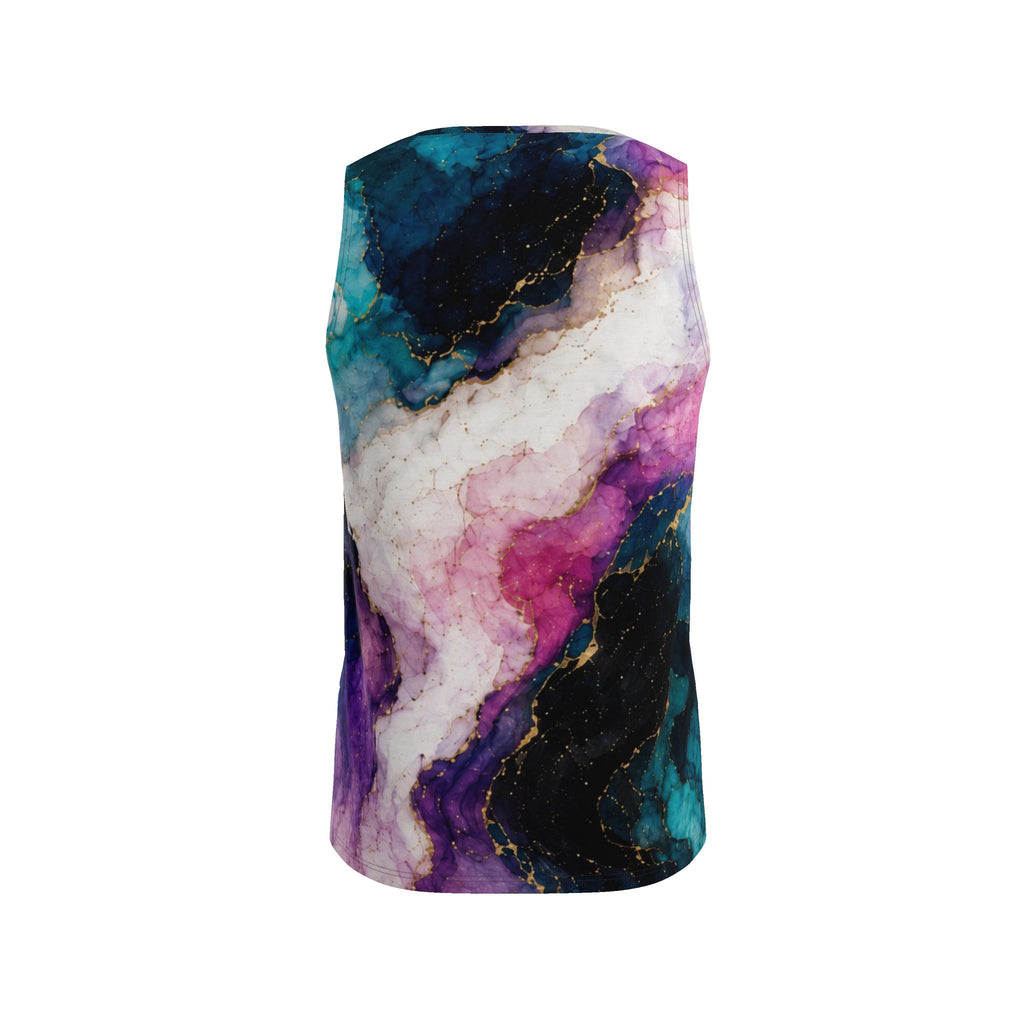 CUSH LUXE™ Fluid Ink Designer Cut & Sew Luxury Tank Top
