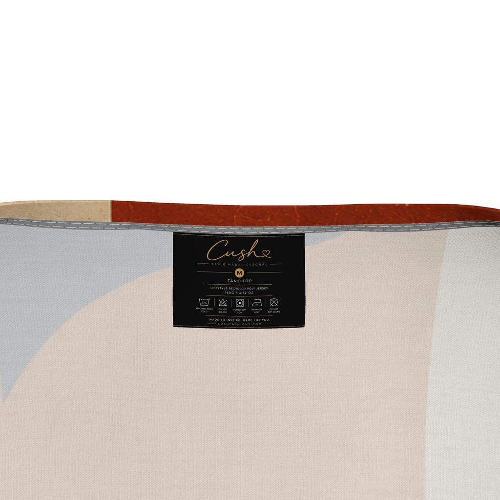 CUSH LUXE™ Mosaic Designer Cut & Sew Luxury Tank Top