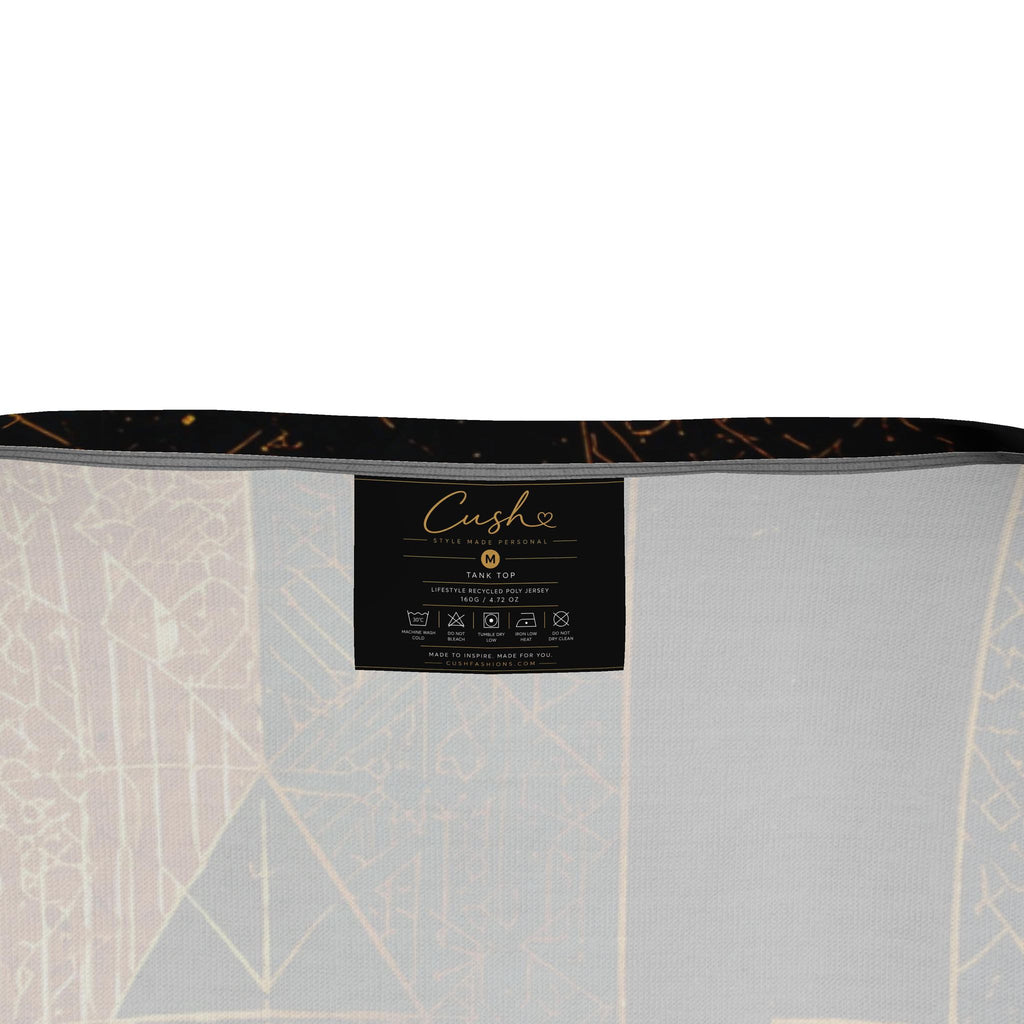 CUSH LUXE™ African Future Designer Cut & Sew Luxury Tank Top