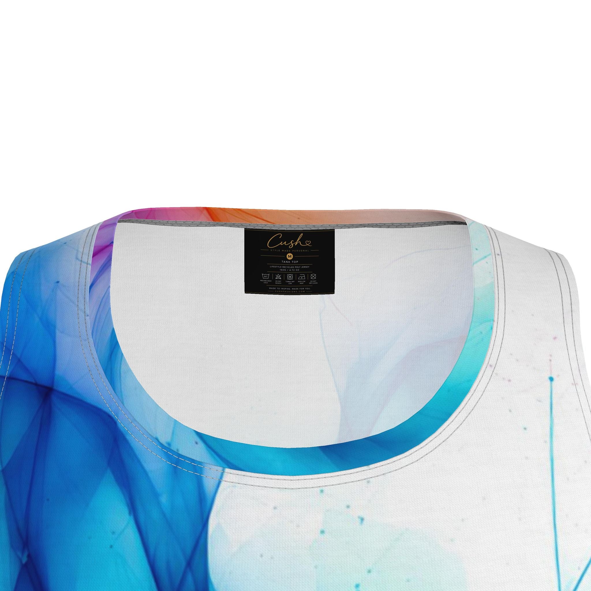 CUSH LUXE™ Aurora Designer Cut & Sew Luxury Tank Top