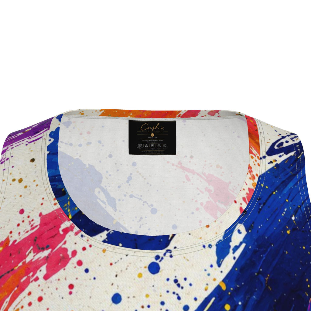 CUSH LUXE™ Expression Designer Cut & Sew Luxury Tank Top