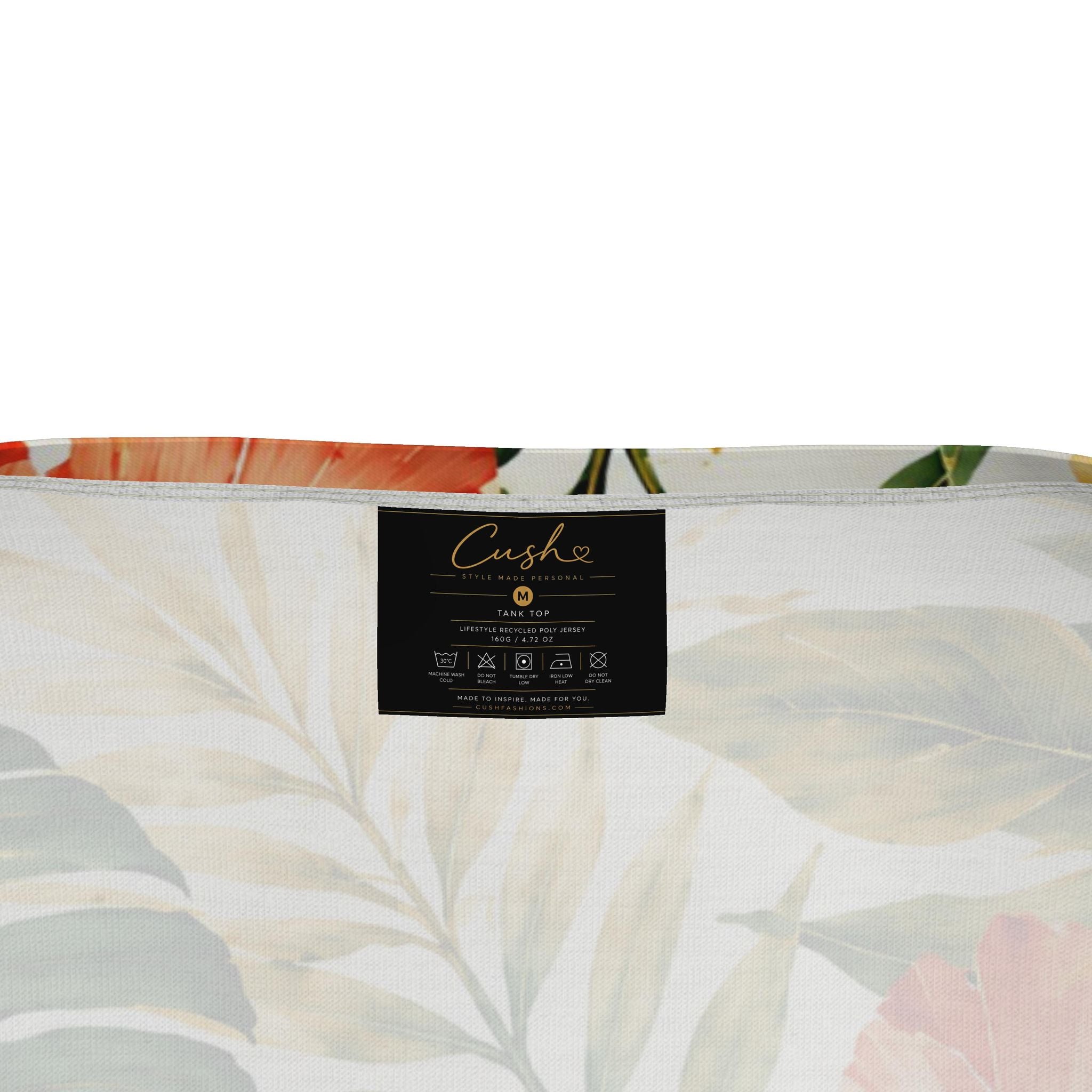 CUSH LUXE™ Botanica Designer Cut & Sew Luxury Tank Top