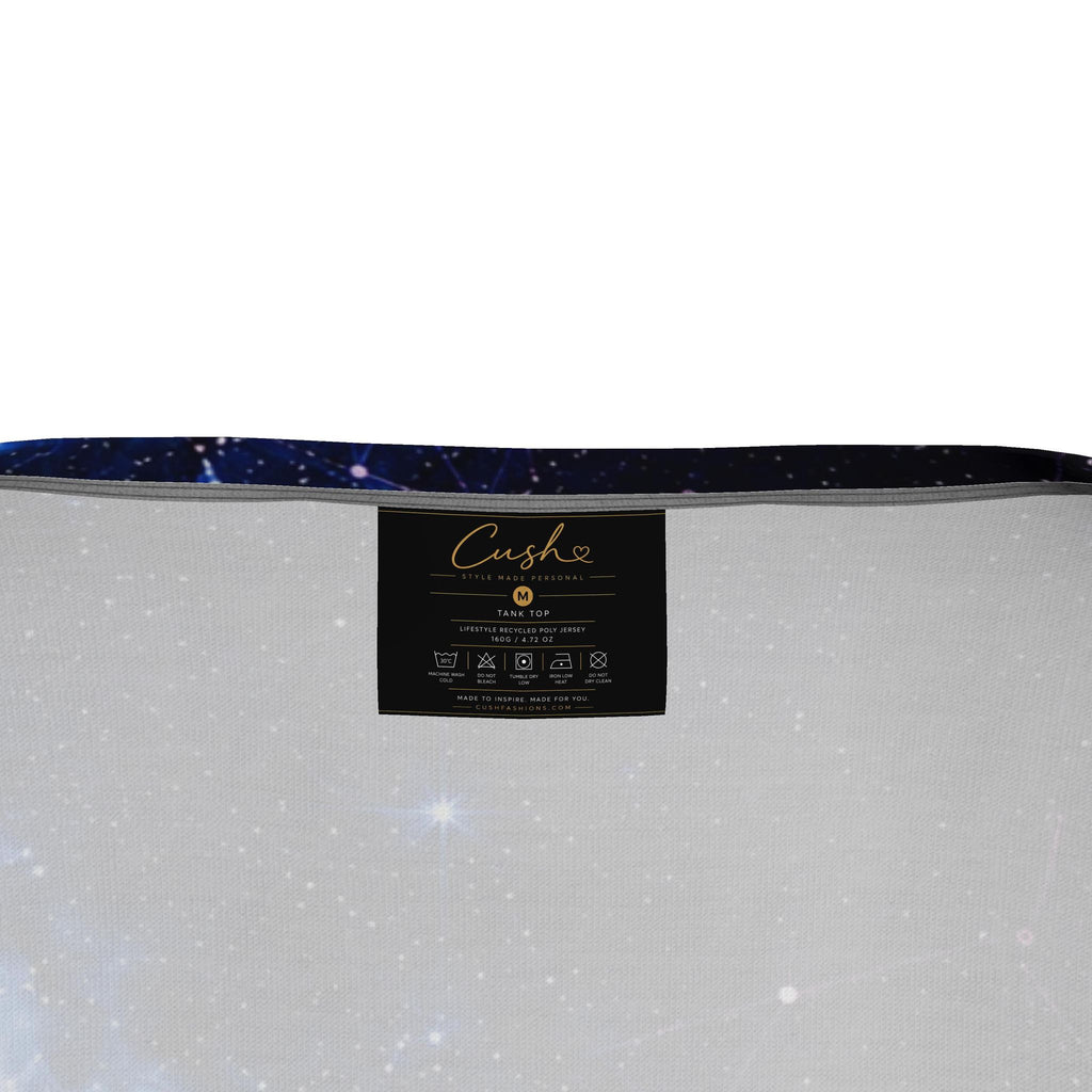 CUSH LUXE™ Cosmic Dust Designer Cut & Sew Luxury Tank Top