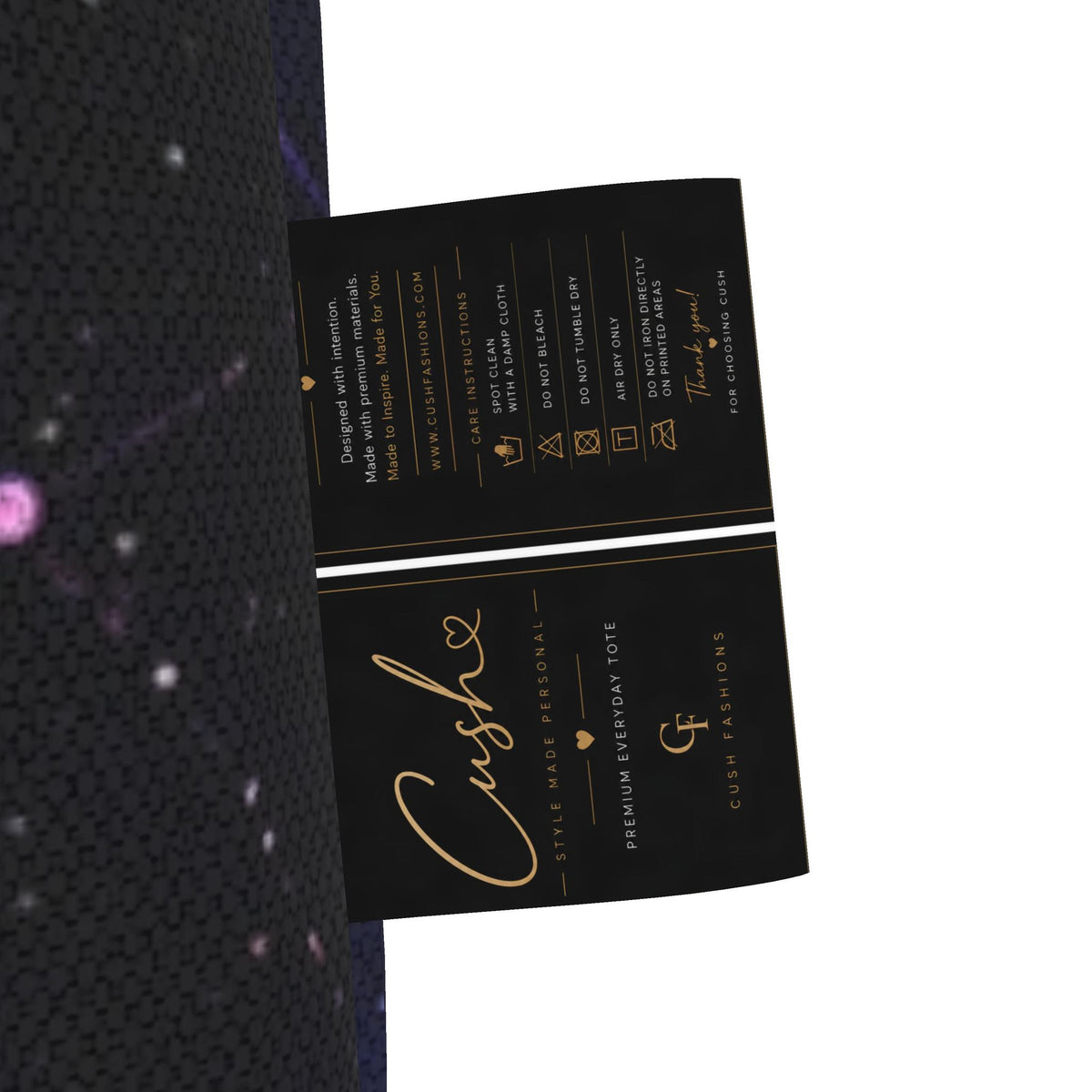 Cosmic Dust No. 04 Luxury Art Tote Bag