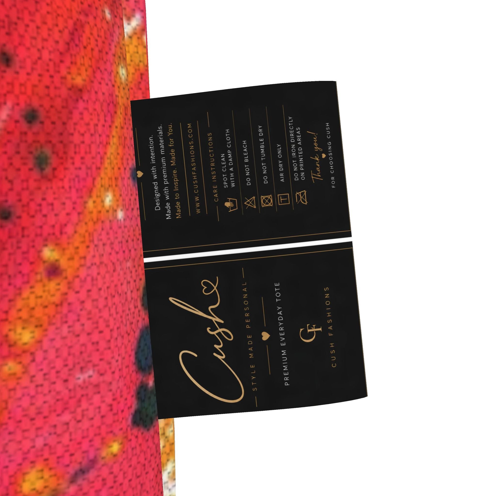 CUSH LUXE™ Expression No. 06 Luxury Art Tote Bag