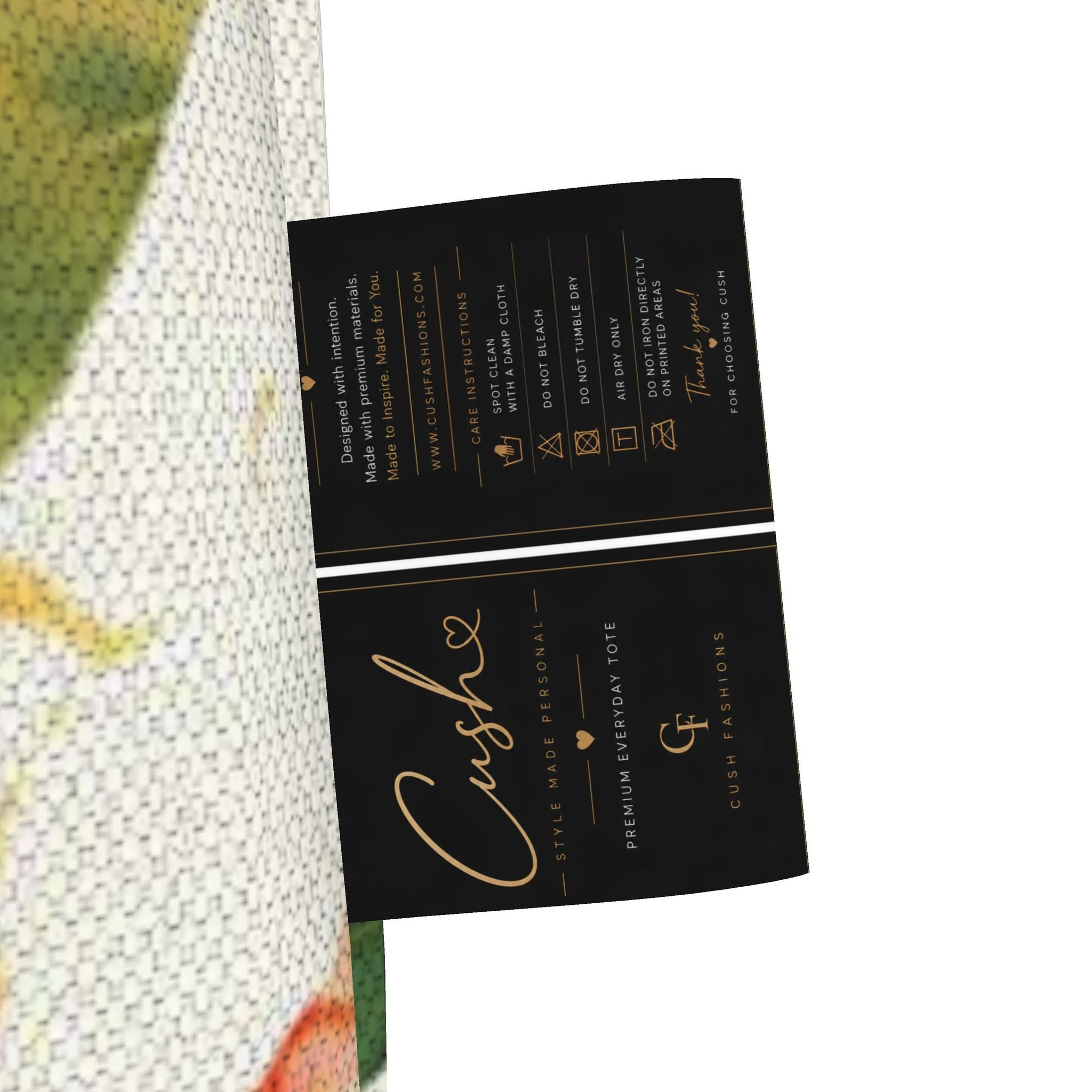 CUSH LUXE™ Botanica No. 08 Luxury Art Tote Bag