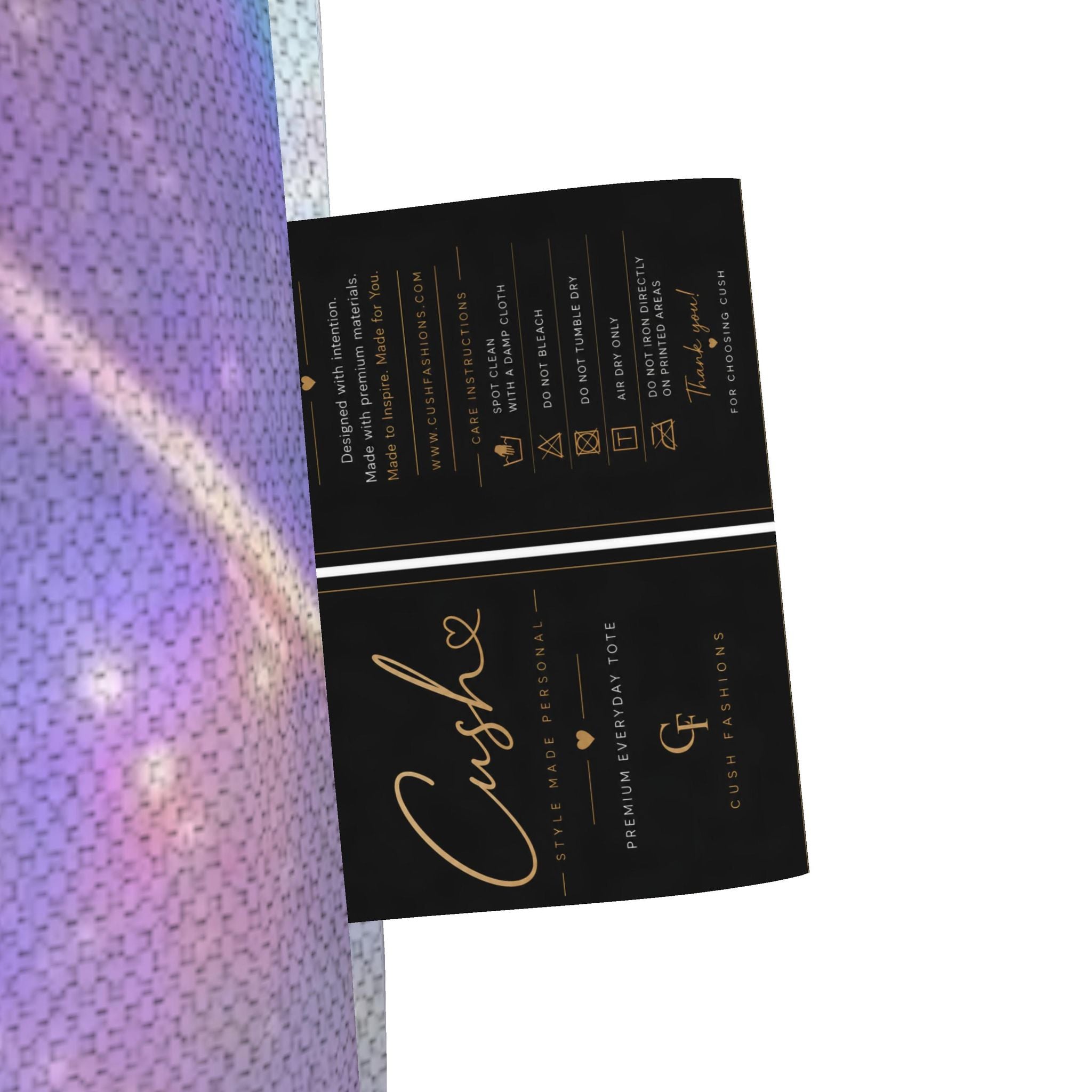 CUSH LUXE™ Prism No. 09 Luxury Art Tote Bag