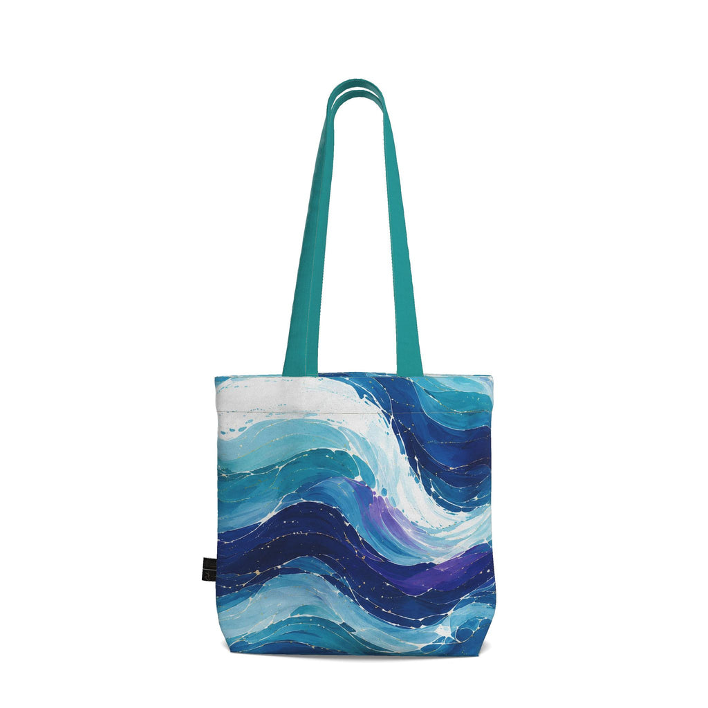 CUSH LUXE™ Waves No. 10 Luxury Art Tote Bag