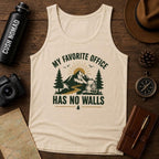Pee With A View™ – “My Favorite Office Has No Walls” Unisex  Tank Top