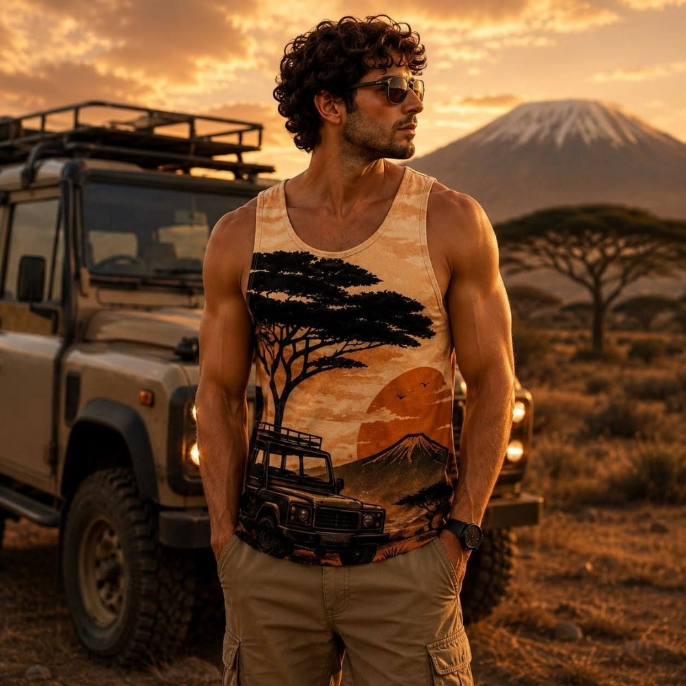 The Safari Life™ All-Over Print Men’s Tank Top