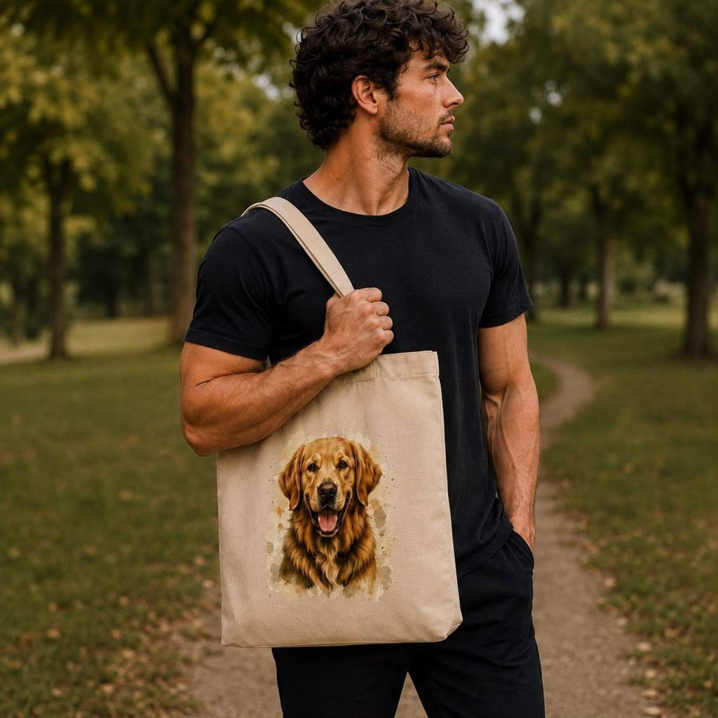 Golden Retriever Large Eco Tote Bag