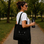 Peekaboo Cat Large Eco Tote Bag