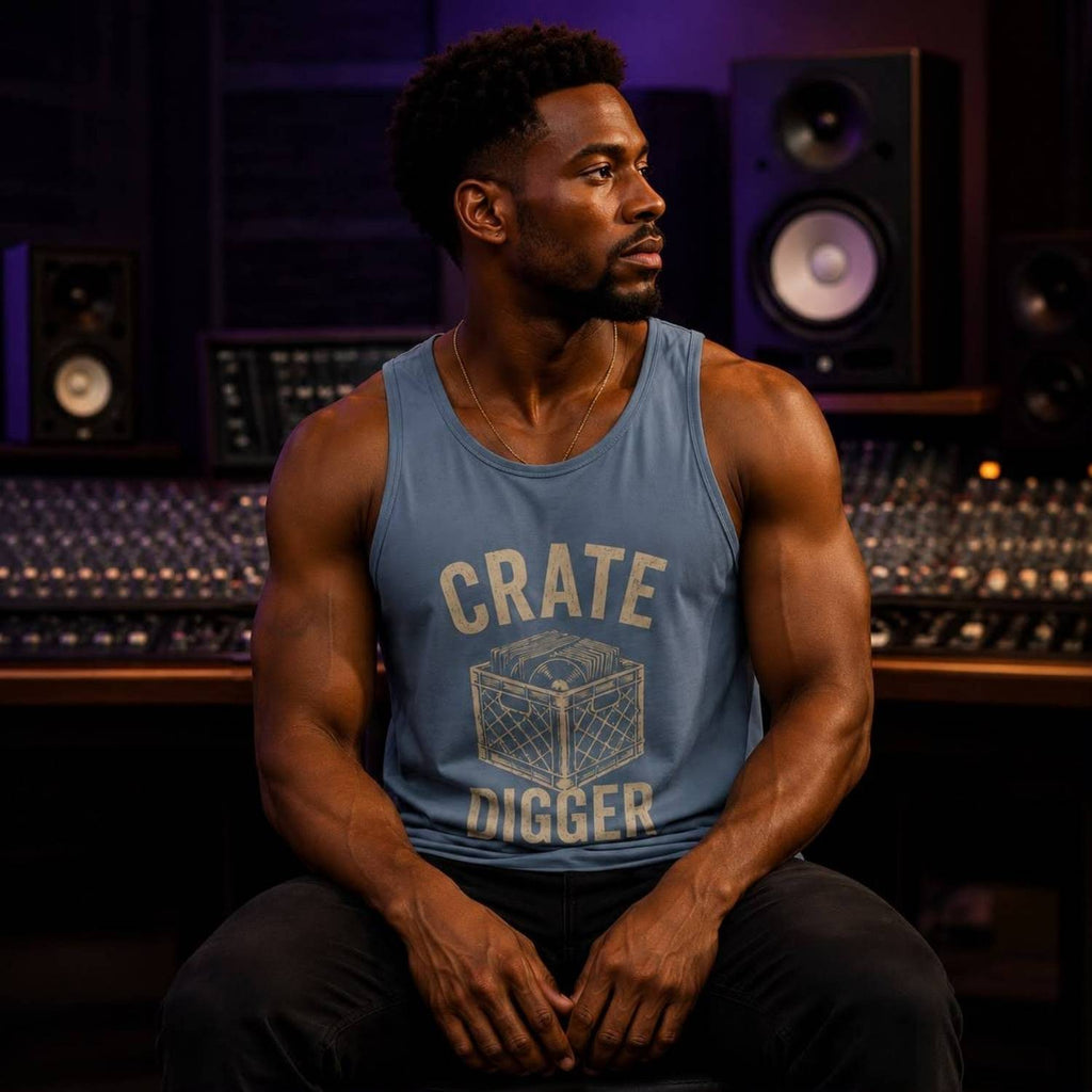 Crate Digger Unisex Garment-Dyed Tank Top