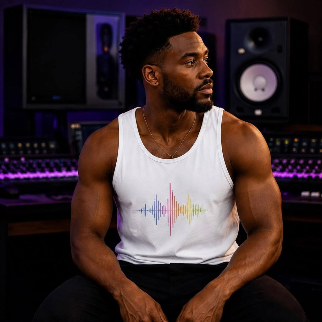Feel Every Frequency Unisex Garment-Dyed Tank Top
