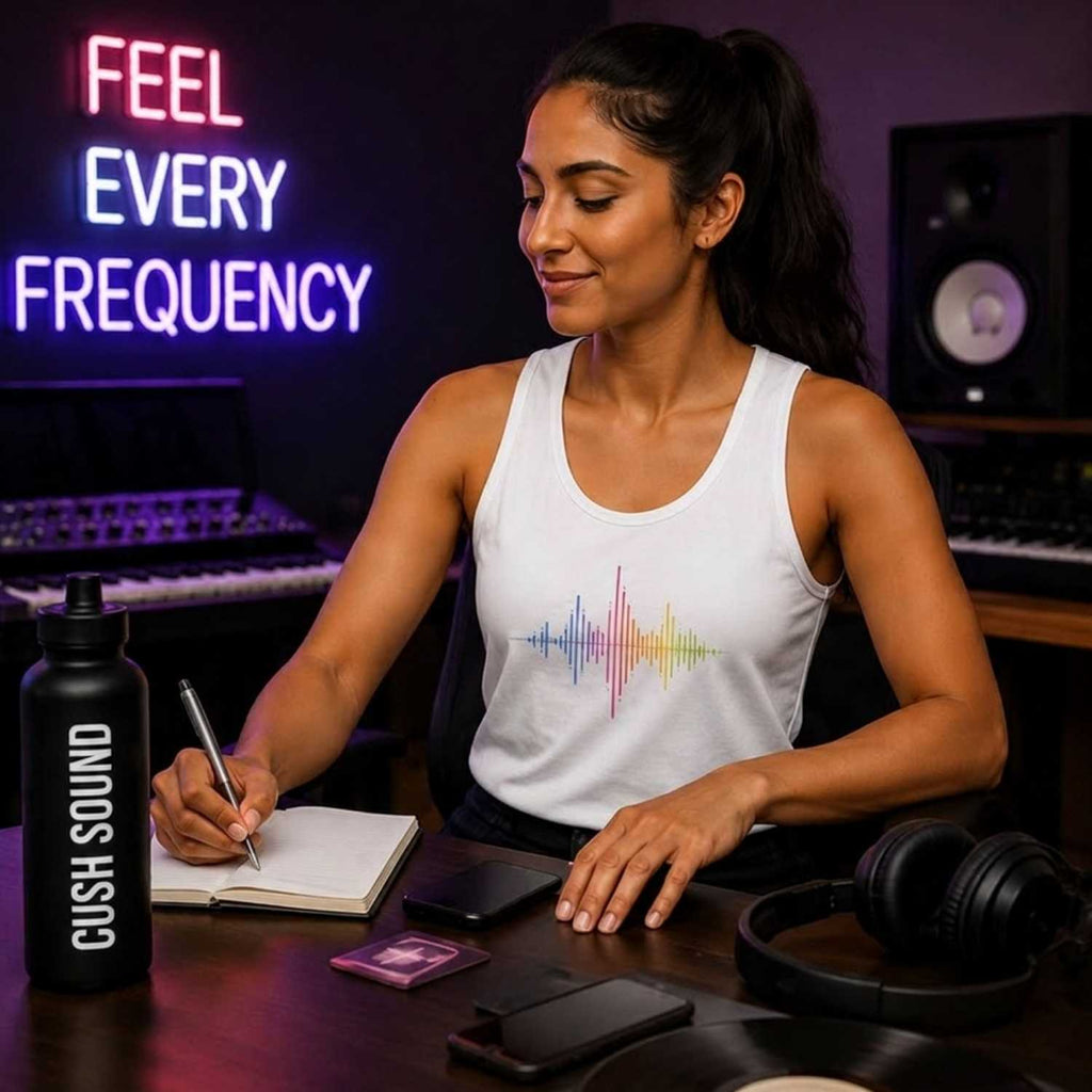 Feel Every Frequency Unisex Garment-Dyed Tank Top
