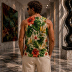 CUSH LUXE™ Botanica Designer Cut & Sew Luxury Tank Top