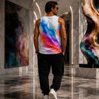 CUSH LUXE™ Aurora Designer Cut & Sew Luxury Tank Top