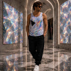 CUSH LUXE™ Prism Designer Cut & Sew Luxury Tank Top