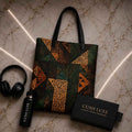African Future No. 03 Luxury Art Tote Bag