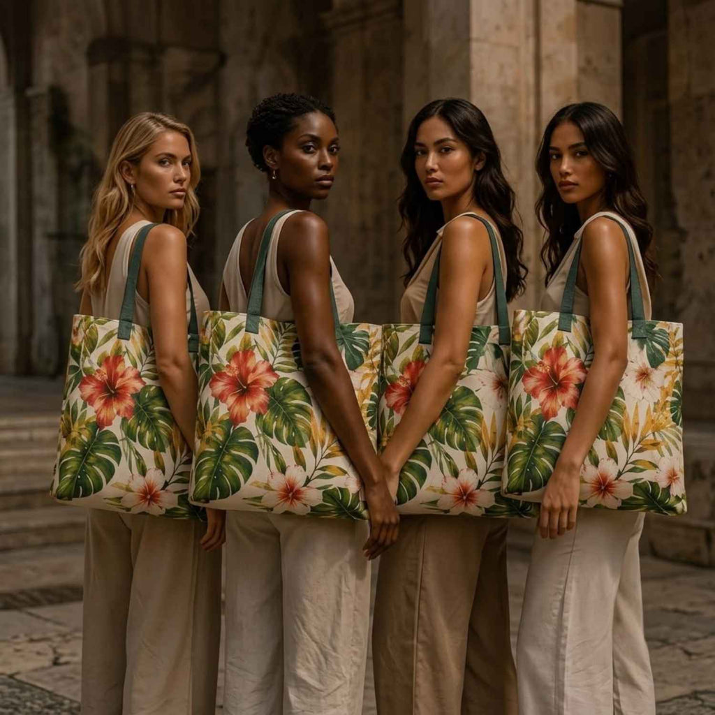 CUSH LUXE™ Botanica No. 08 Luxury Art Tote Bag