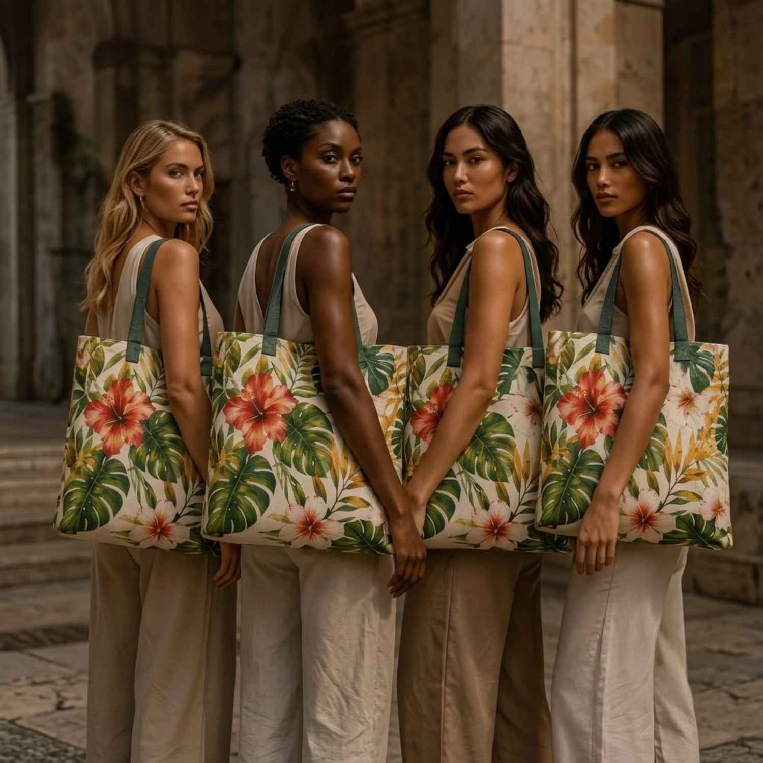 CUSH LUXE™ Botanica No. 08 Luxury Art Tote Bag
