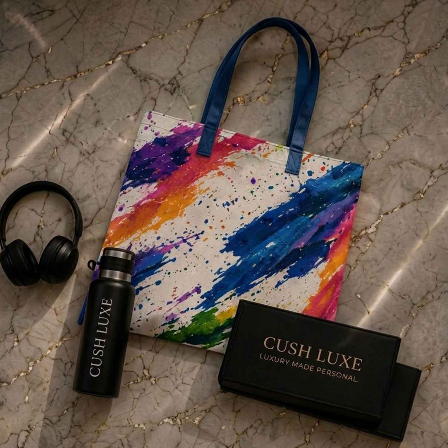 CUSH LUXE™ Expression No. 06 Luxury Art Tote Bag