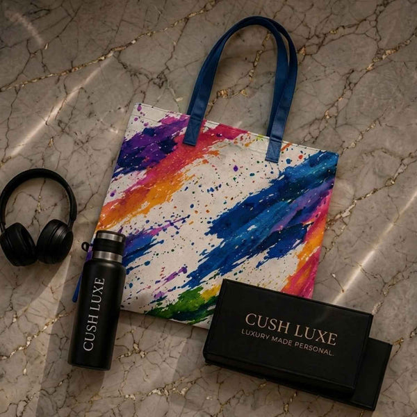 CUSH LUXE™ Expression No. 06 Luxury Art Tote Bag