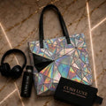 CUSH LUXE™ Prism No. 09 Luxury Art Tote Bag