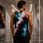 CUSH LUXE™ Fluid Ink Designer Cut & Sew Luxury Tank Top