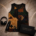 CUSH LUXE™ African Future Designer Cut & Sew Luxury Tank Top