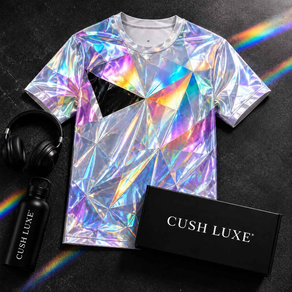 CUSH LUXE™ Prism No. 01 Oversized Luxury Men’s T-Shirt