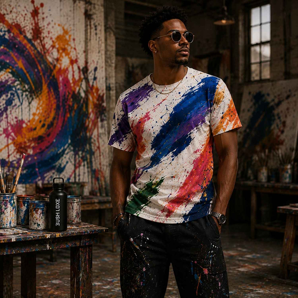 CUSH LUXE™ Expression No. 01 Oversized Luxury Men’s T-Shirt