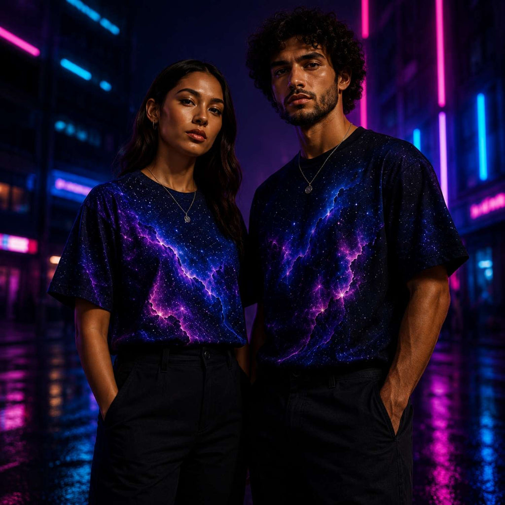 CUSH LUXE™ Cosmic Dust No. 01 Oversized Luxury Men’s T-Shirt