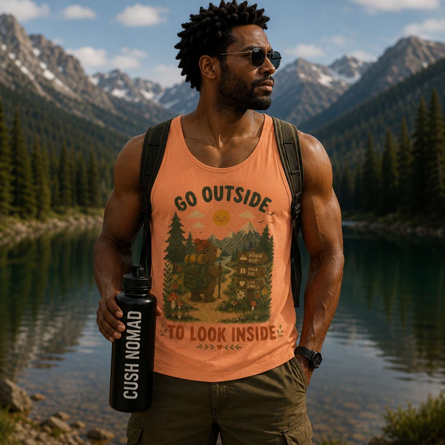Trail Thinker Garment-Dyed Unisex Tank Top