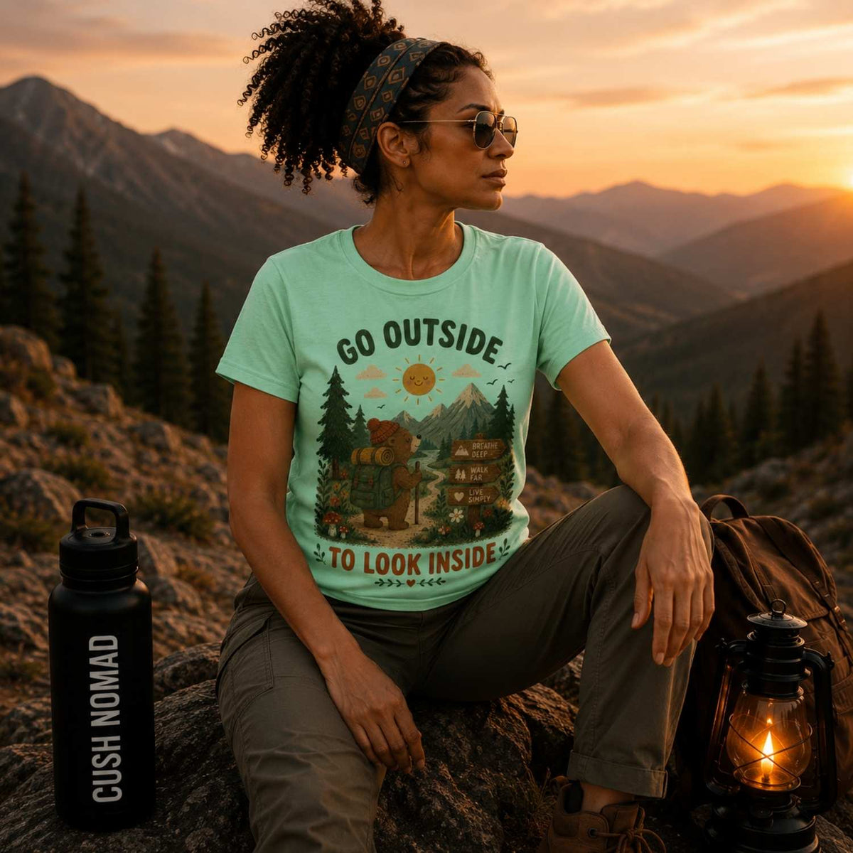 Trail Thinker Garment-Dyed Unisex T-Shirt