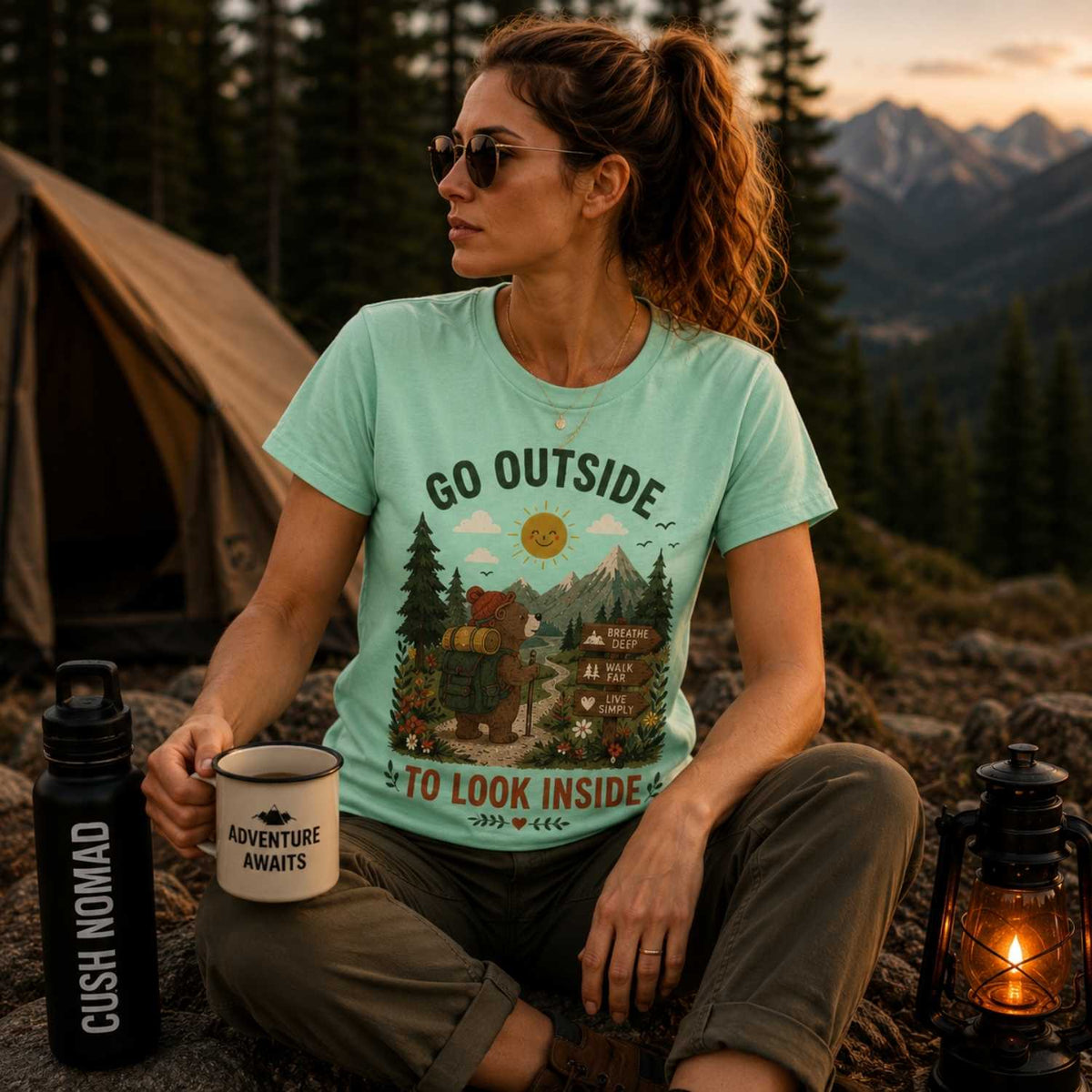 Trail Thinker Garment-Dyed Unisex T-Shirt