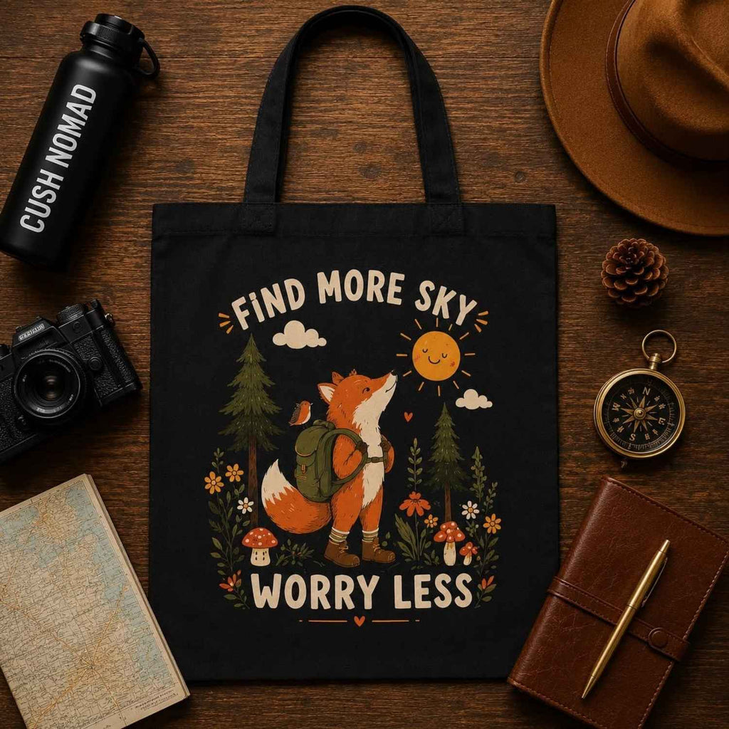 Sky Seeker Large Organic Eco Tote Bag