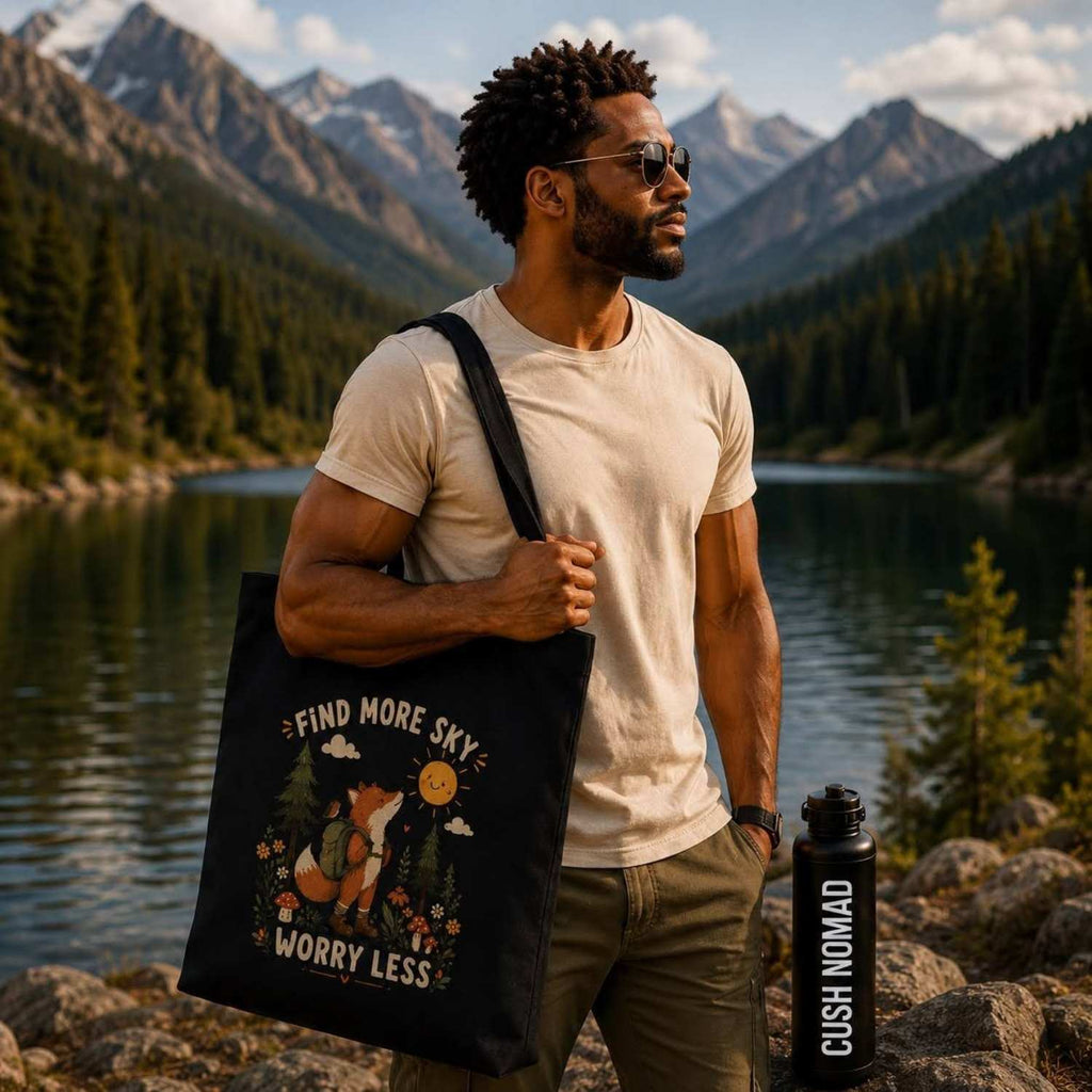 Sky Seeker Large Organic Eco Tote Bag