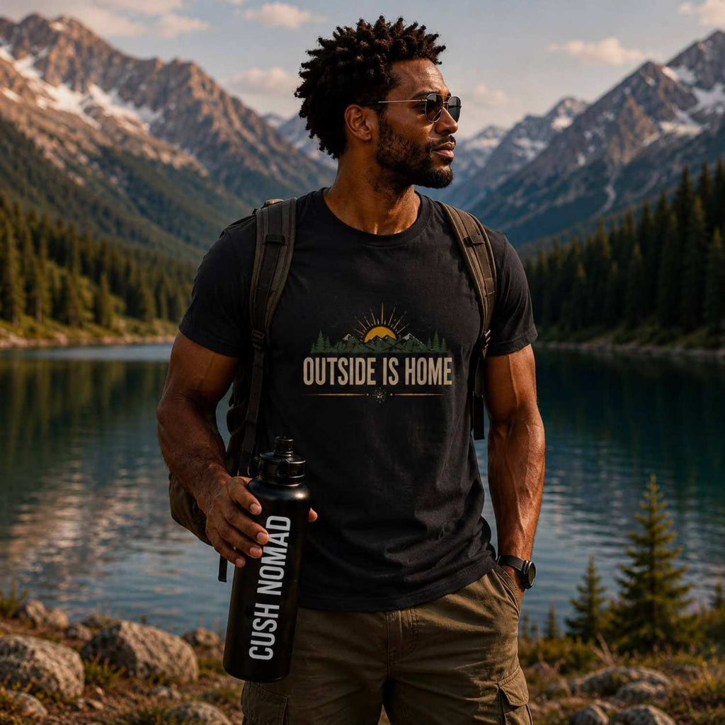 Outside Is Home Garment-Dyed Unisex T-Shirt