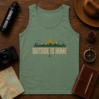 Outside Is Home Garment-Dyed Unisex Tank Top