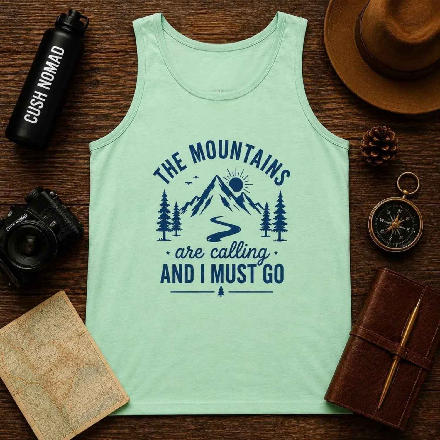Summit Calling Garment-Dyed Unisex Tank Top