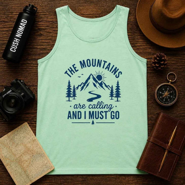 Summit Calling Garment-Dyed Unisex Tank Top