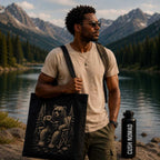 Campfire Chapters Large Eco Tote Bag