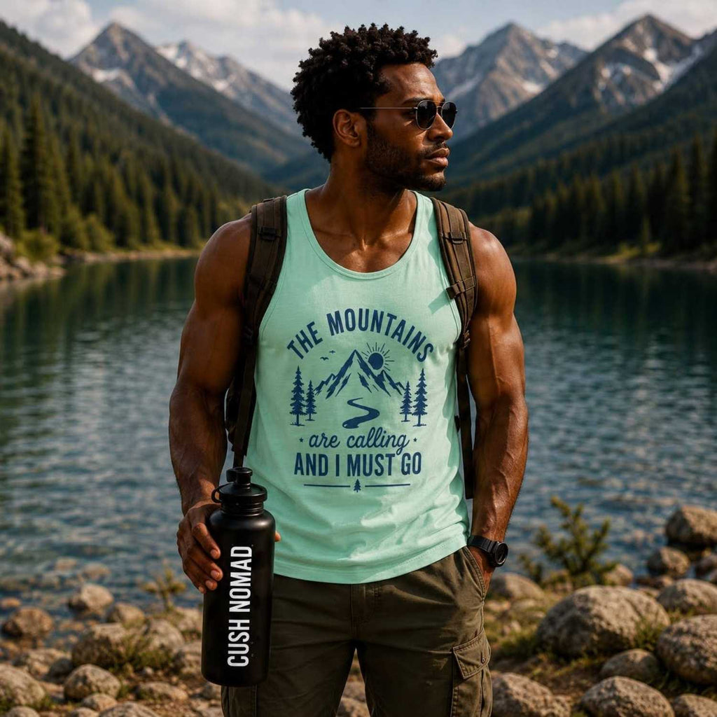 Summit Calling Garment-Dyed Unisex Tank Top